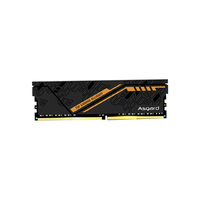 Asgard 阿斯加特 金伦加 黑橙甲 TUF联名款 DDR4 3200MHz 台式机内存 马甲条 黑色 8GB