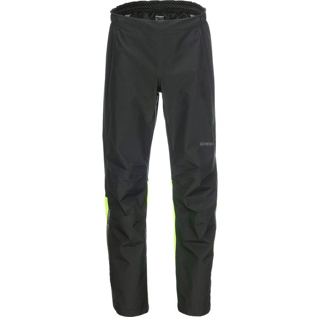 GORE WEAR Glidewheel GORE-TEX 男式长裤, 黑色/霓虹黄