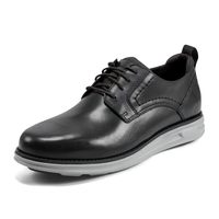 ROCKPORT 男士牛津鞋 Canton系列 记忆海绵鞋垫 轻便舒适 办公休闲 黑色皮革