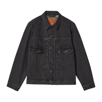 Levi's/李维斯 26年春夏美式复古工装风男士牛仔夹克 黑色 XL