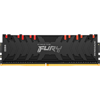Kingston 金士顿 Renegade 叛逆者系列 DDR4 3200MHz RGB 台式机内存 灯条 黑色 16GB HX432C16PB3A/16