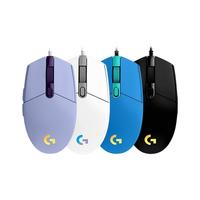 罗技G102二代有线鼠标RGB炫彩灯光游戏apex吃鸡csgo