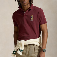 限新用户：RALPH LAUREN Custom Slim Polo熊刺绣 男士Polo衫