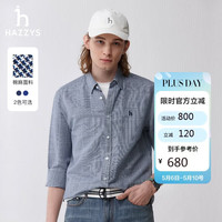 哈吉斯 男士长袖衬衫 ASCZK1BAX72
