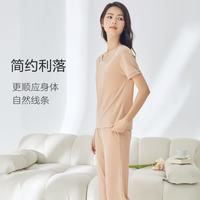  Ordifen/欧迪芬 亲肤透气 女士睡衣套装 【XH3776】亚褐色 M