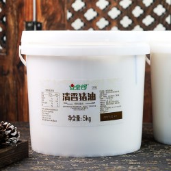 金锣 清香猪油30斤商猪大油猪白油板油大桶糕点烘焙15kg食用起酥油