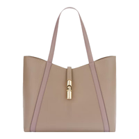 FURLA GOCCIA牛皮大号托特包 岩石灰+灰色