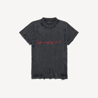 BALENCIAGA 男士合身T恤 DIRAC EQUATION