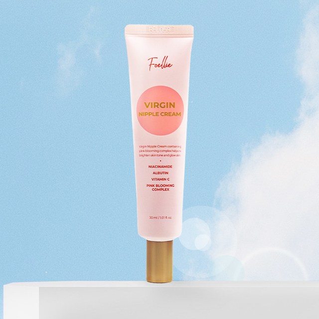 Foellie 少女粉嫩护理霜私密乳头去黑美白不刺激 临期