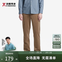劲霸男装 男士复古潮流灯芯绒直筒休闲裤 BQXT4592