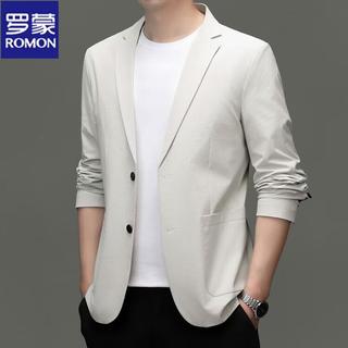 罗蒙 男士休闲西服 冰丝防晒 轻薄商务单西外套