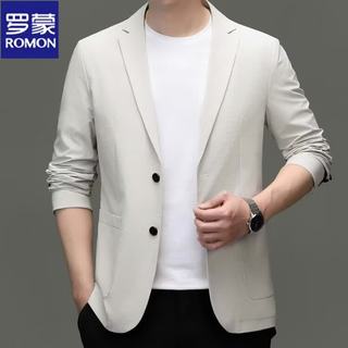 罗蒙 男士休闲西服 冰丝防晒 轻薄商务单西外套