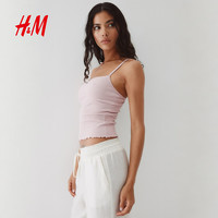 H&M 蕾丝边 女士背心