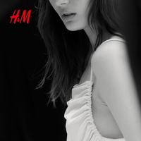 H&M 女士吊带背心 奶油色 M