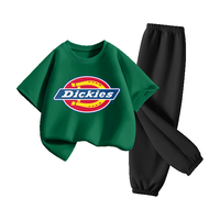 Dickies/帝客 儿童套装 纯棉宽松T恤+短裤 夏季男童运动套装