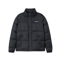 拓路者立领90绒羽绒服男短款秋冬季保暖拼接加厚面包服宽松羽绒外套男 藏青色