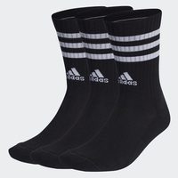 adidas/阿迪达斯 经典三条纹加厚中帮运动袜