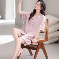 YALU/雅鹿 冰丝 女士睡衣套装