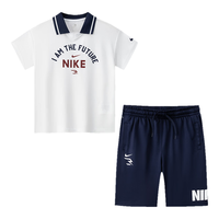 NIKE/耐克 儿童速干POLO短袖套装 靛蓝色 160/76