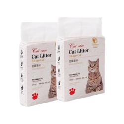 小猫班长 木薯混合猫砂天然原味除臭吸水不粘底无粉尘快速结团省量省砂 豆腐猫砂 奶香味 7.2斤