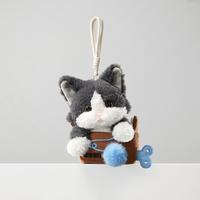 babycare 猫咪小旋风毛绒挂件玩偶吉祥物公仔钥匙扣可爱玩偶不掉毛
