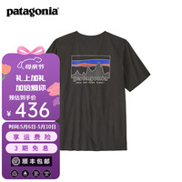 Patagonia 透气 男士T恤 INBK L