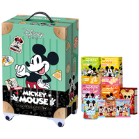 迪士尼 儿童旅行箱造型零食礼盒 513g
