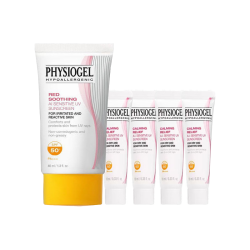 PHYSIOGEL 舒缓安肤润护防晒霜80ml(40ml 10ml*4)敏肌用
