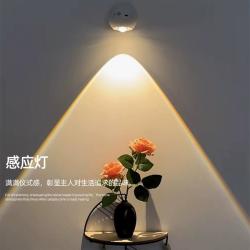 百幻 日落壁灯 人体感应床头小夜灯 客厅楼梯装饰挂画氛围灯