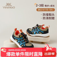 英氏 YEEHOO 儿童运动鞋 蓝棕色 26码(脚长16.1-16.4cm)