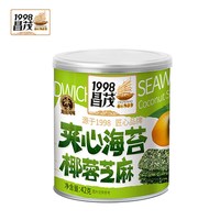昌茂 椰蓉芝麻夹心海苔 42g*1罐