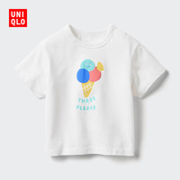 UNIQLO/优衣库 棉混纺 婴幼儿圆领T恤