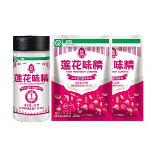莲花 味精调味料200g*2+180g*1瓶提鲜增味家用小袋包装非鸡精鸡粉