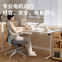 乐歌 E8 电动升降桌 1m 原木色