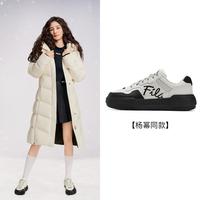 FILA 女鞋时尚休闲鞋女士日常低帮轻便舒适复古板鞋