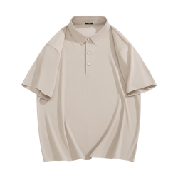 名创优品 冰丝速干 黑色 XL 男士POLO衫
