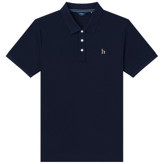 HAZZYS/哈吉斯 夏季凉感翻领POLO衫 男装 ASTZE0DBX18