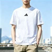 adidas 男款运动T恤JY8564