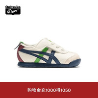 Onitsuka Tiger 休闲童鞋婴幼童鞋运动小童鞋MEXICO 66™ KIDS 米色/蓝色 26