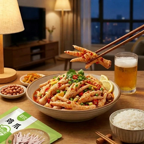 9.8元/斤！比菜市场便宜：圣农 鸡爪 6斤（泡椒鸡爪、酸辣鸡爪）