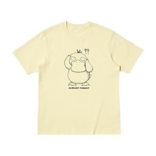 优衣库 男装/男女同款UT Pokémon印花T恤/短袖T恤宝可梦480352 41 杏黄色  可达鸭