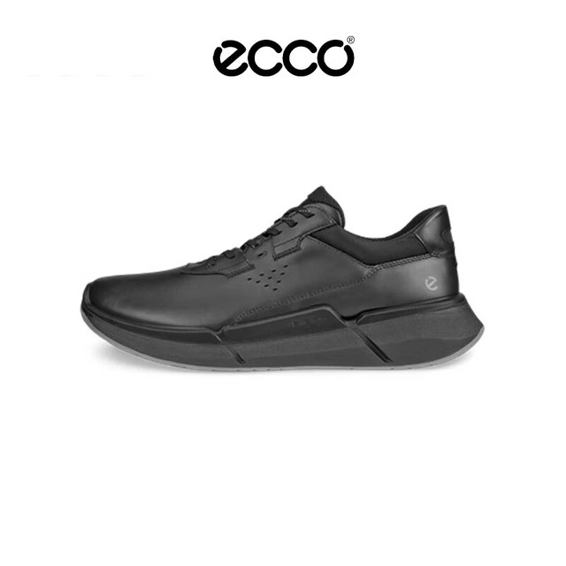 ecco 男士休闲鞋 01001黑色 41