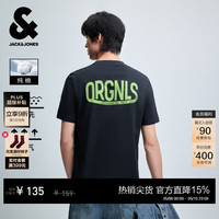 杰克琼斯 100%纯棉 男士短袖T恤