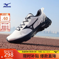 美津浓 26缓震回弹跑步竞速训练鞋运动鞋 RC LITE 02/白色/墨水蓝 42 (270mm)