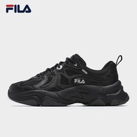 移动端：FILA 火星3复古跑步鞋男鞋2024冬季老爹鞋休闲运动鞋 黑-BK 42