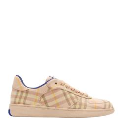 BURBERRY 女士格纹低帮运动鞋