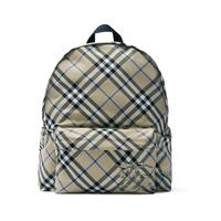 限新用户：BURBERRY 男士格纹马术骑士徽标 双肩包