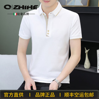 Q ZHIHE/千纸鹤 男士POLO衫 棕红色 2XL
