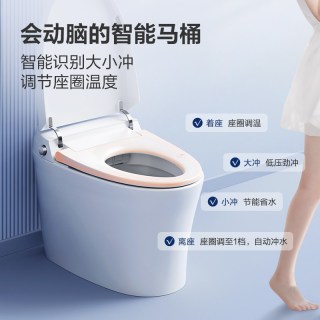 恒洁 智能马桶全自动感应冲水坐便器家用706A