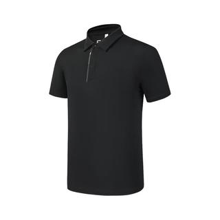 FILA/斐乐 菁英POLO男士短袖POLO衫 深黑 2XL
